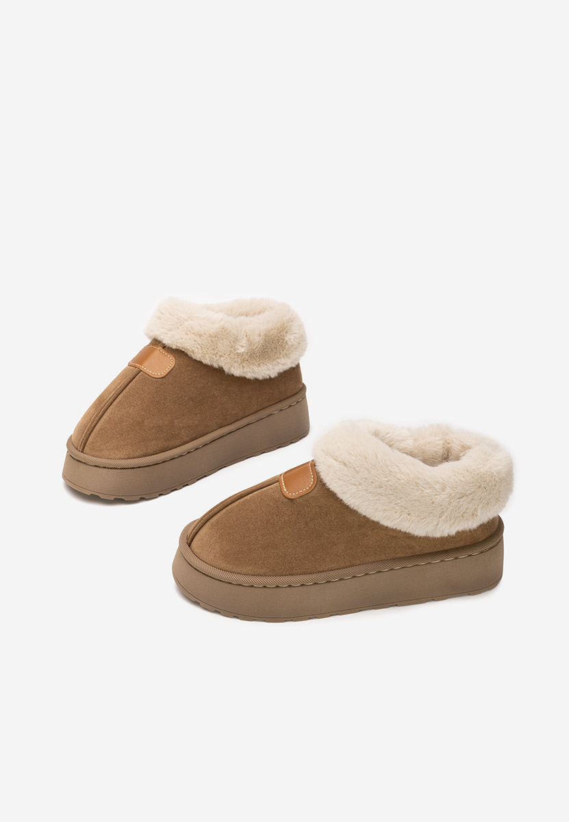 Gležnjače s platformom Elarva braon