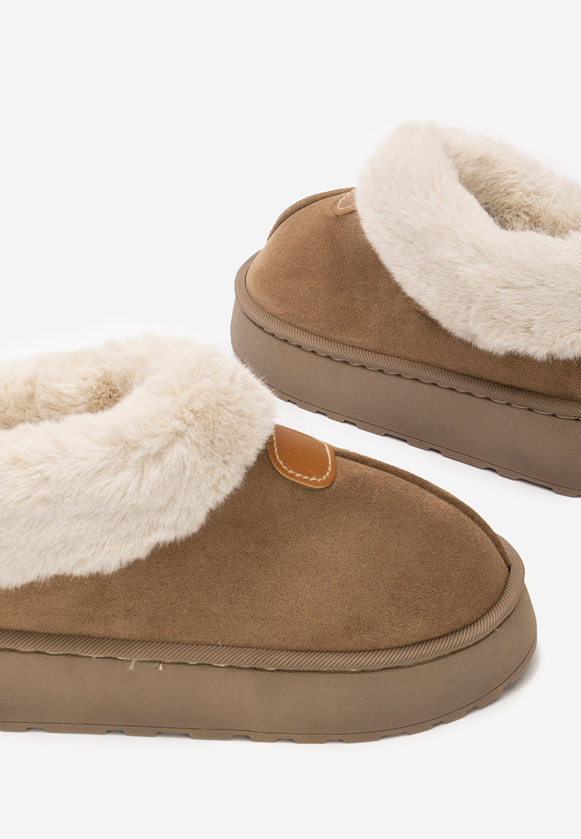 Gležnjače s platformom Elarva braon