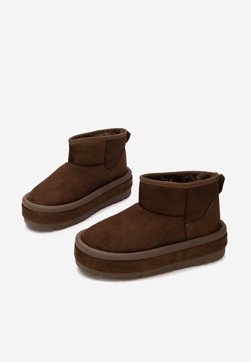 Čizme s platformom Libby braon