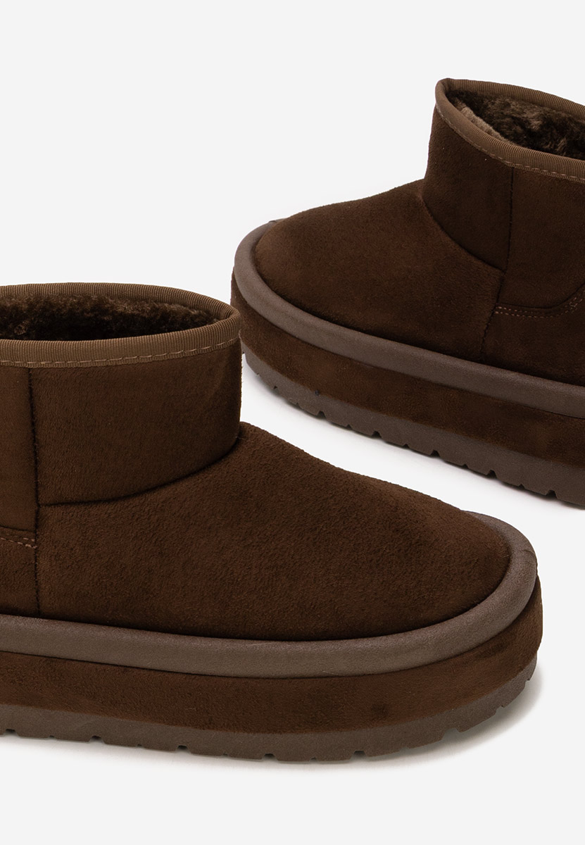 Čizme s platformom Libby braon