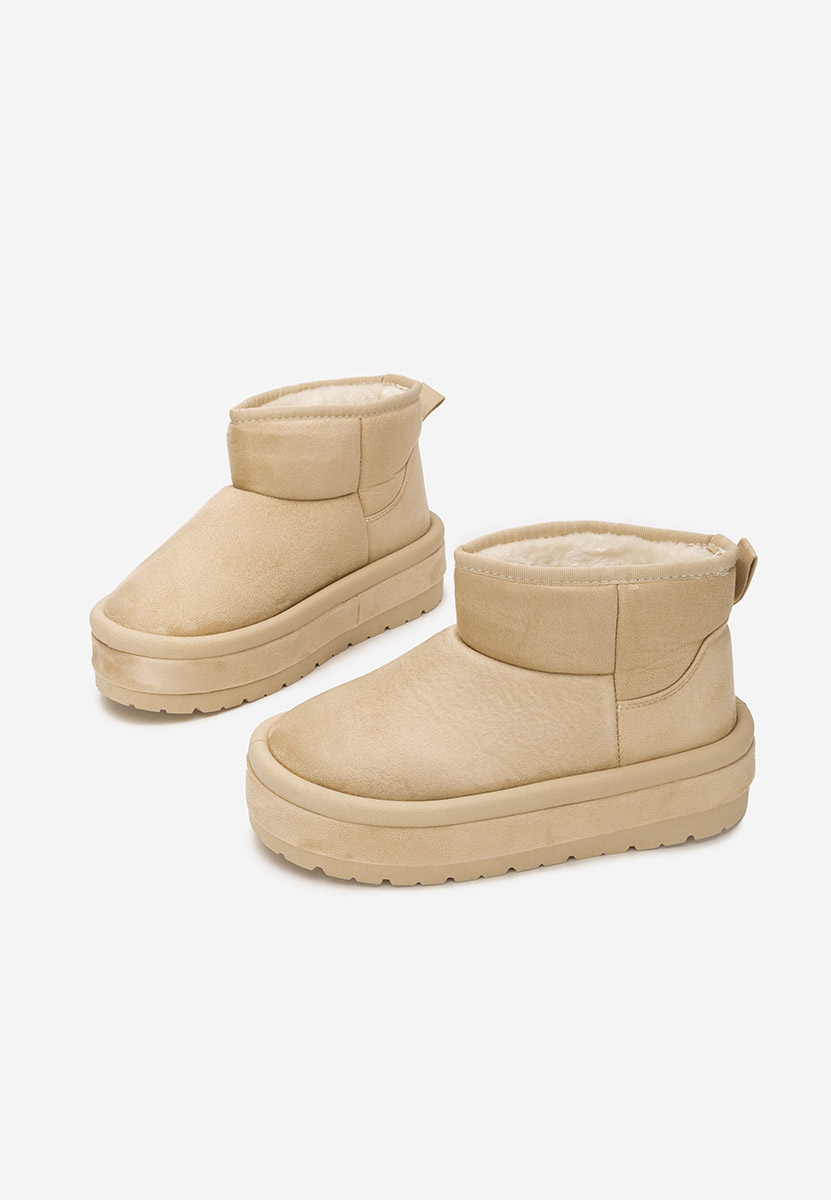 Čizme s platformom Libby bež