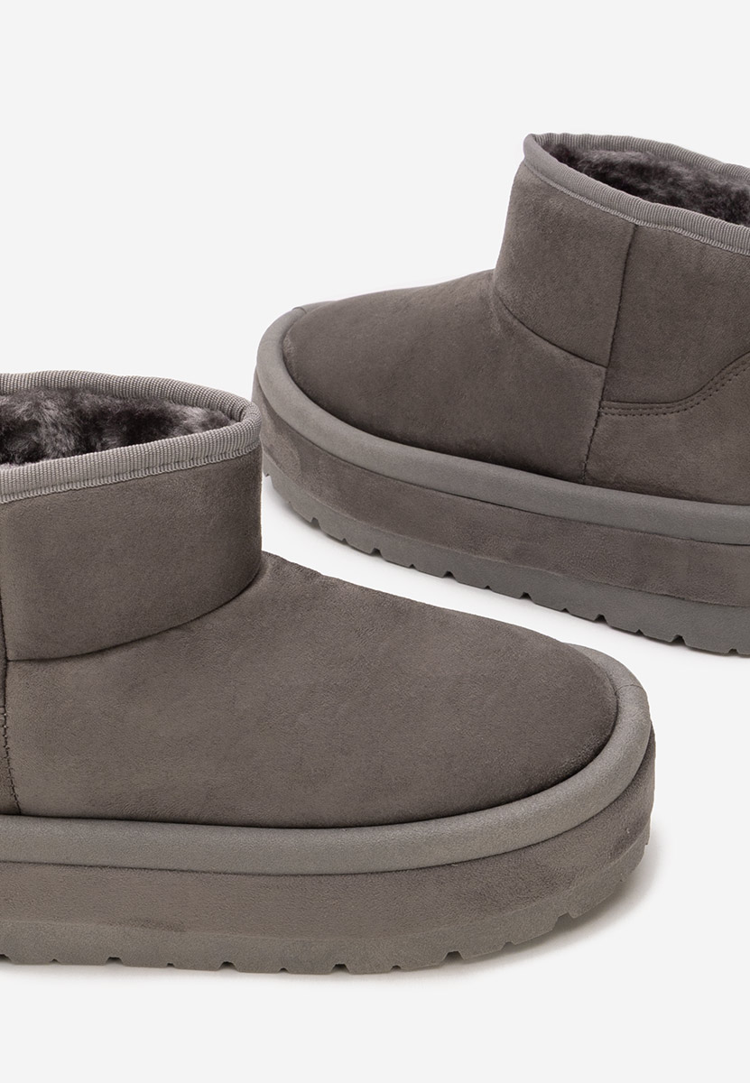 Čizme s platformom Libby sivo