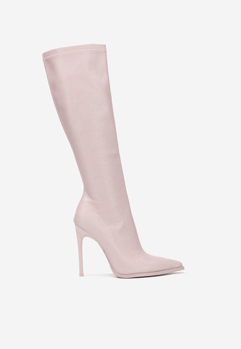 Visoke čizme iznad koljena Larisia ljubičasto