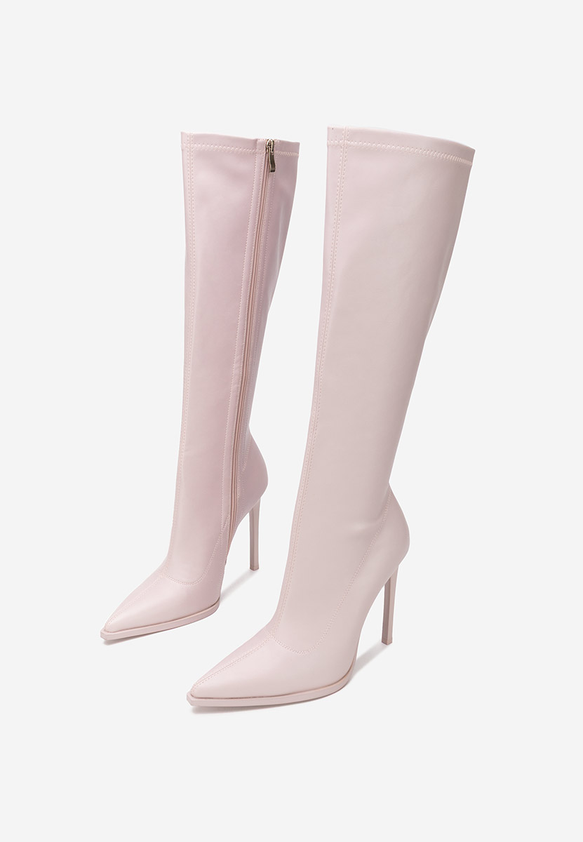 Visoke čizme iznad koljena Larisia ljubičasto