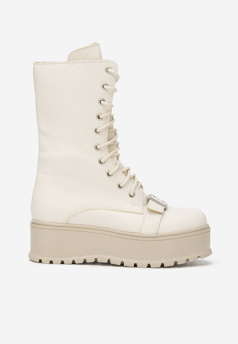 Kožne ženske gležnjače Sorelia V2 bež