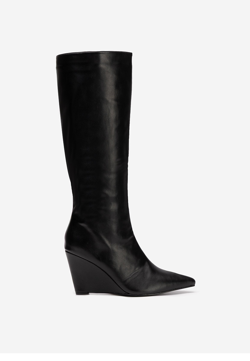 Čizme na punu petu Daryana crno