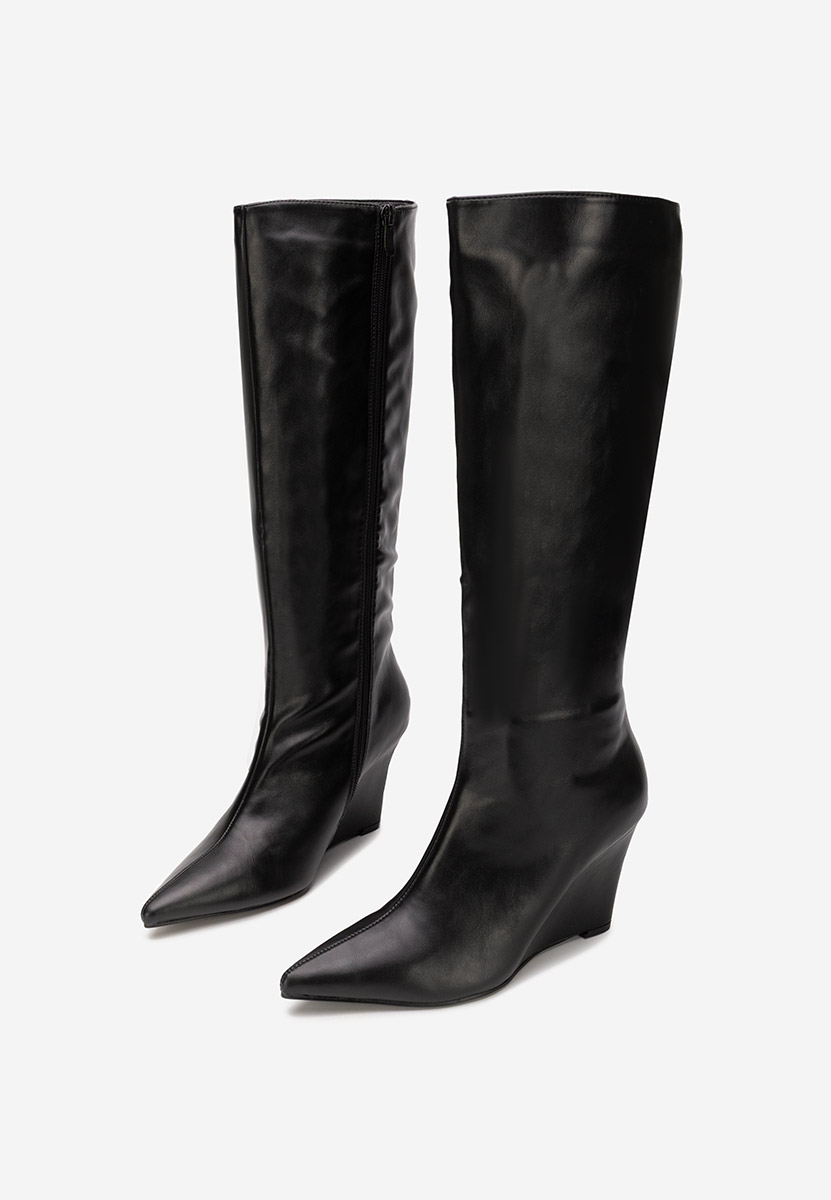 Čizme na punu petu Daryana crno