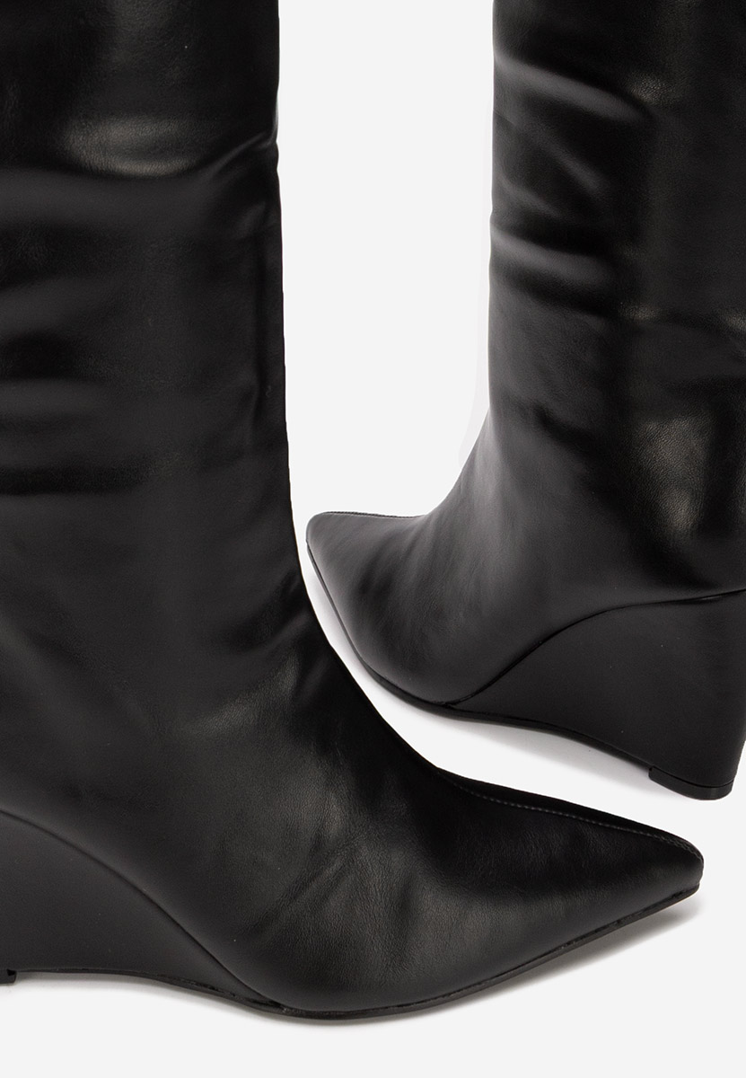 Čizme na punu petu Daryana crno