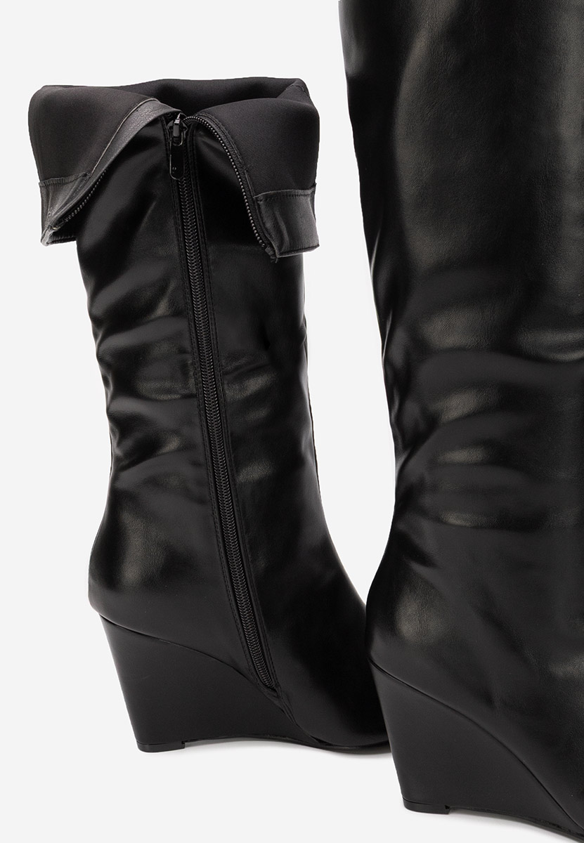 Čizme na punu petu Daryana crno