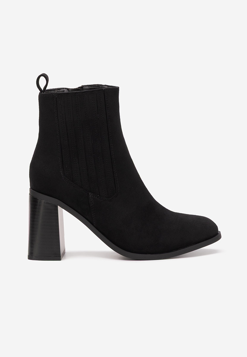 Gležnjače na block petu Elowyn crno