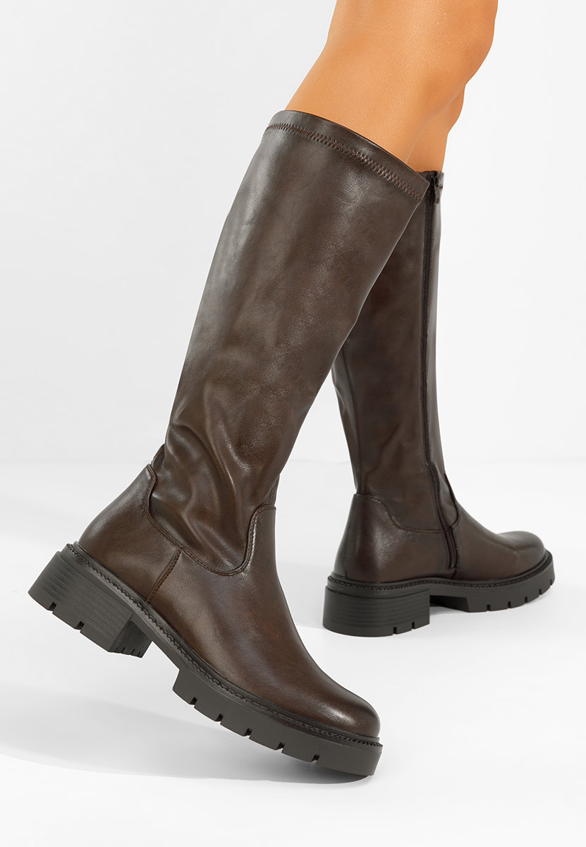 Ženske čizme Nicoua V2 braon