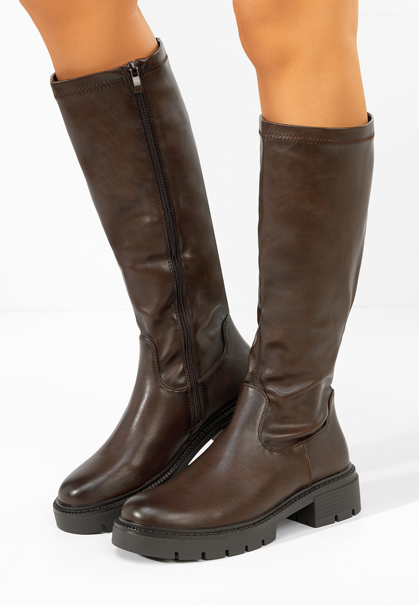 Ženske čizme Nicoua V2 braon