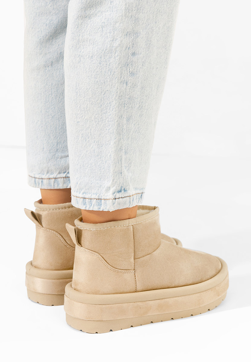 Čizme s platformom Libby bež