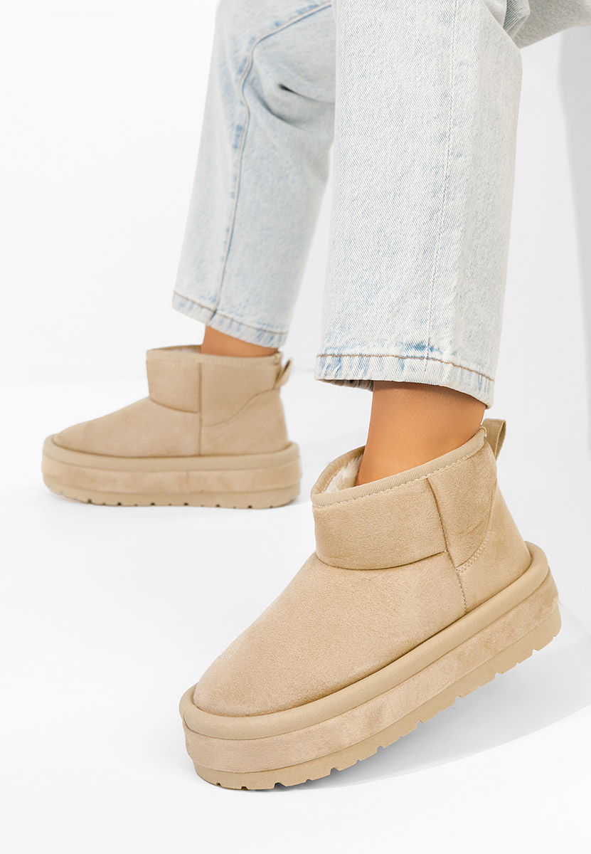 Čizme s platformom Libby bež