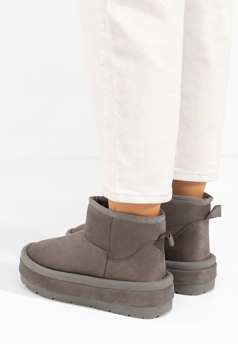 Čizme s platformom Libby sivo