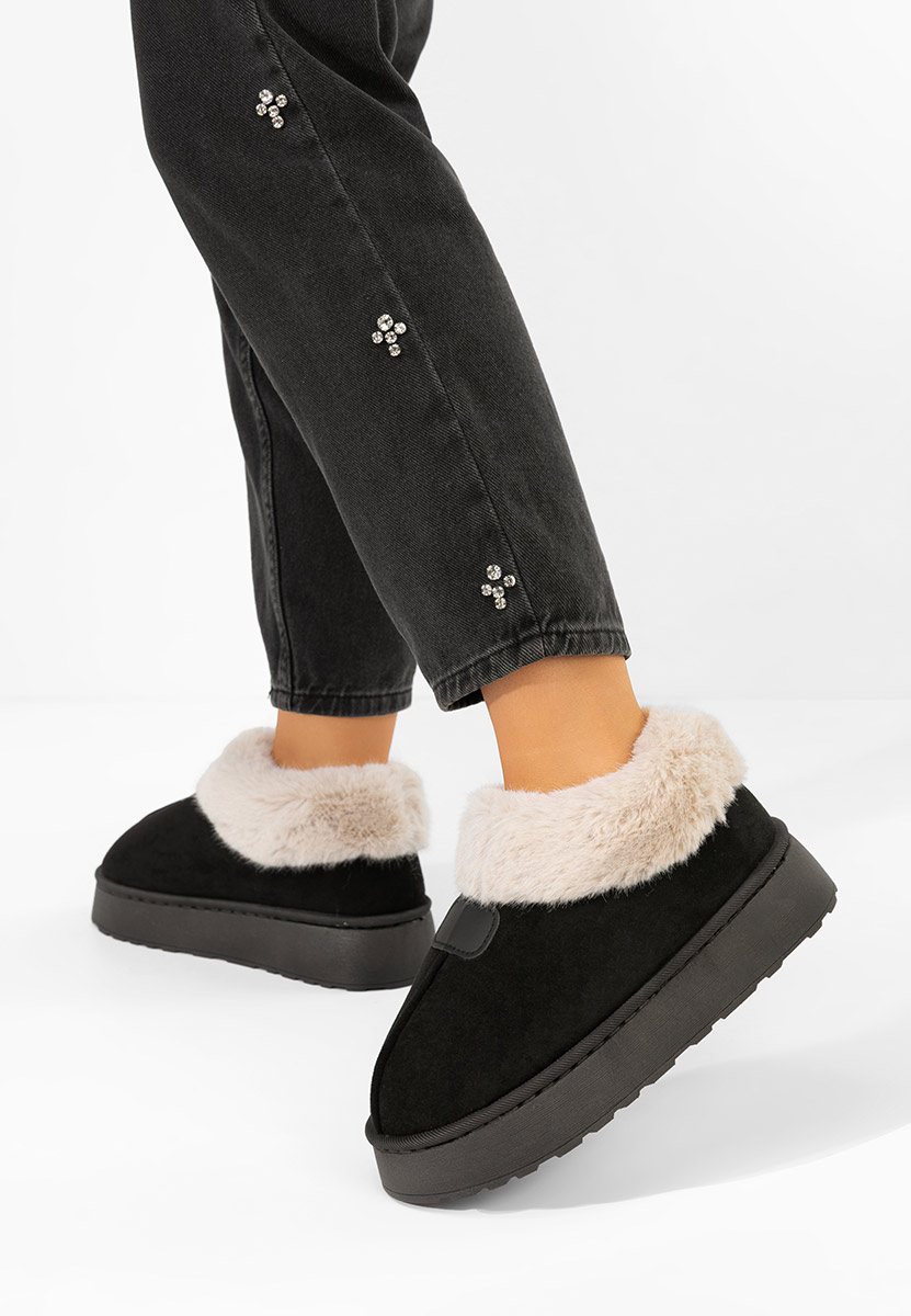 Gležnjače s platformom Elarva crno