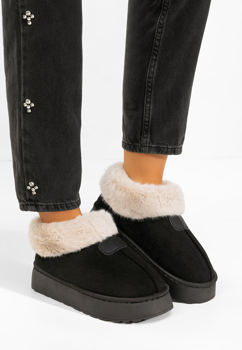 Gležnjače s platformom Elarva crno