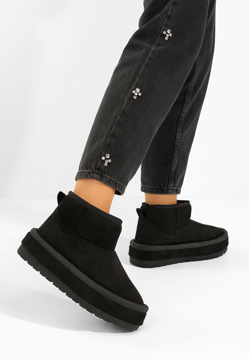 Čizme s platformom Libby crno