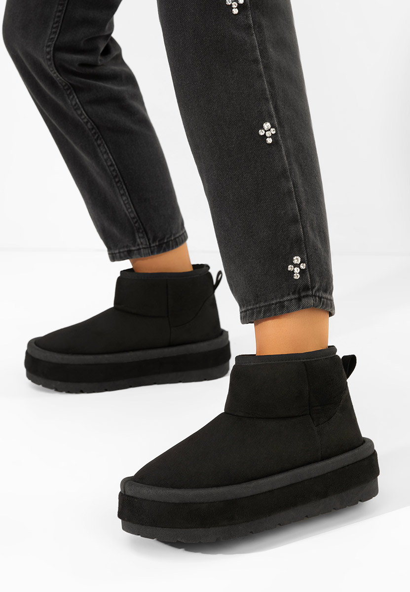 Čizme s platformom Libby crno