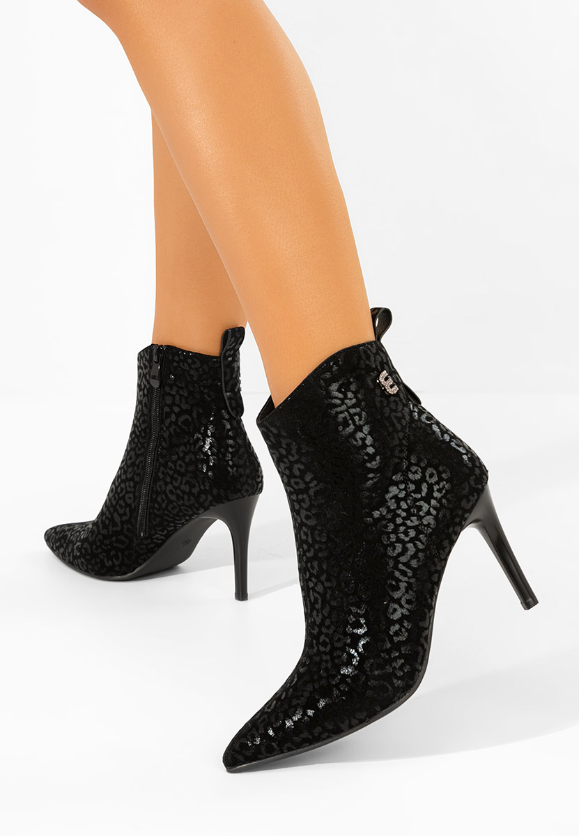 Štikle gležnjače Vanessia crno