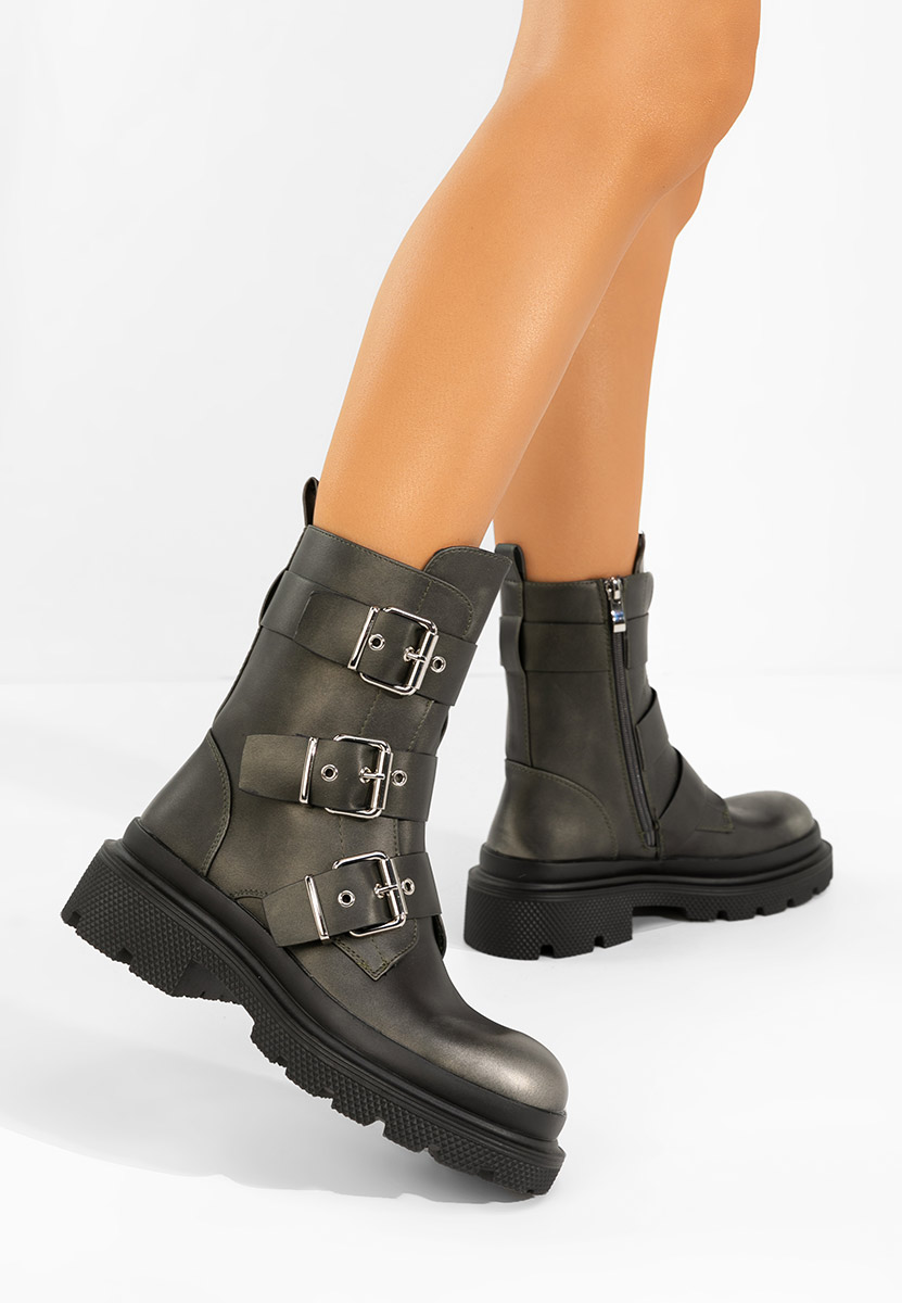 Ženske čizme Mioala sivo