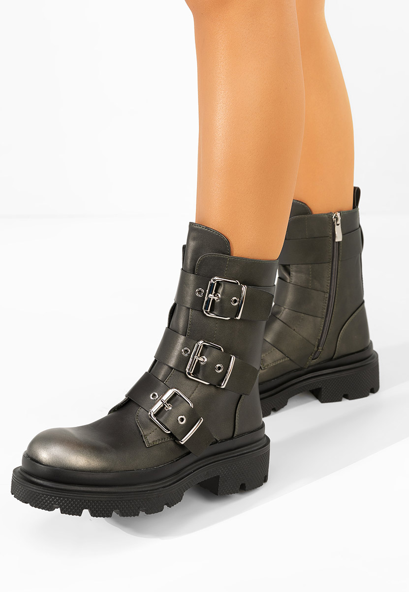 Ženske čizme Mioala sivo