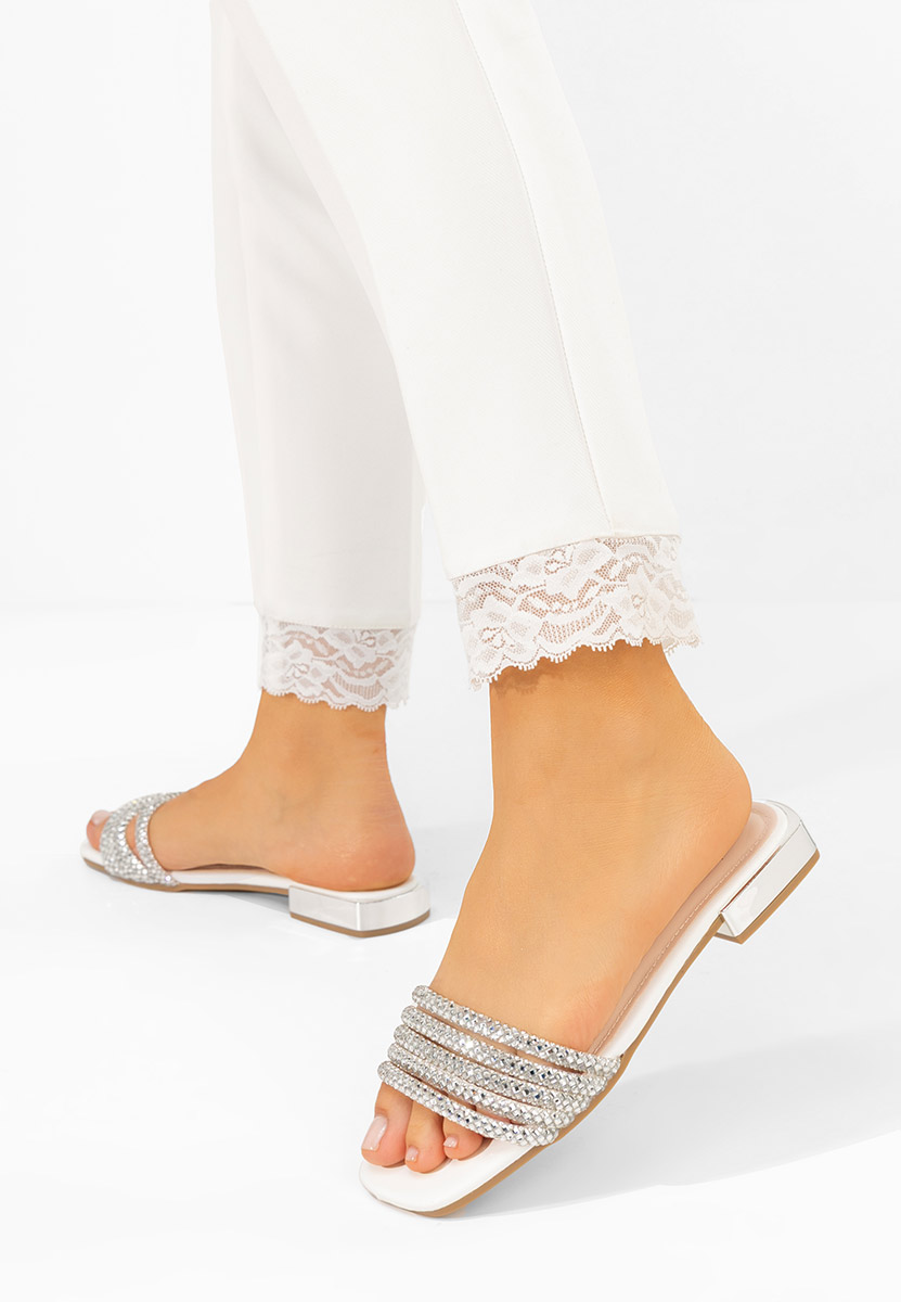 Papuče za ženske Emiko bijele