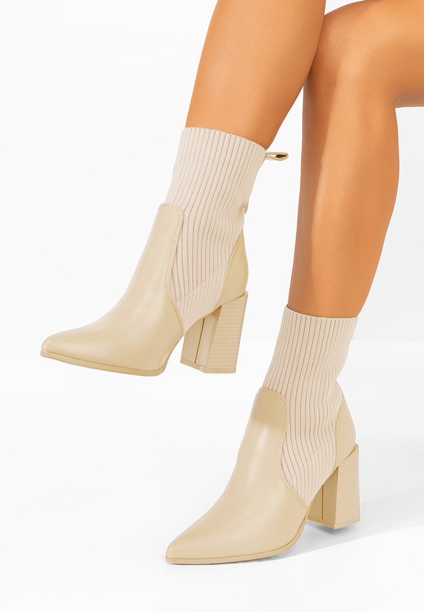 Gležnjače na block petu Vinuele V2 kaki