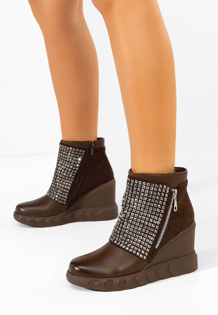 Gležnjače na punu petu Ismelora braon