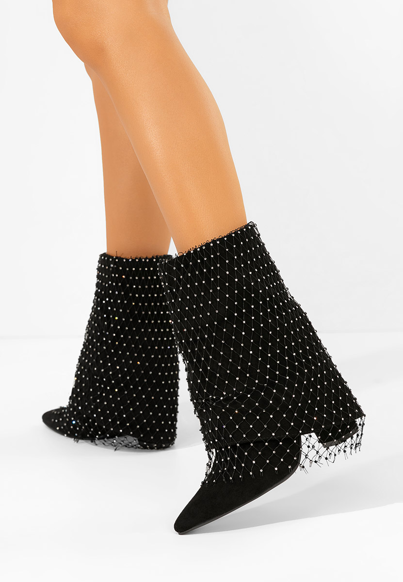 Gležnjače na block petu Almaria crno