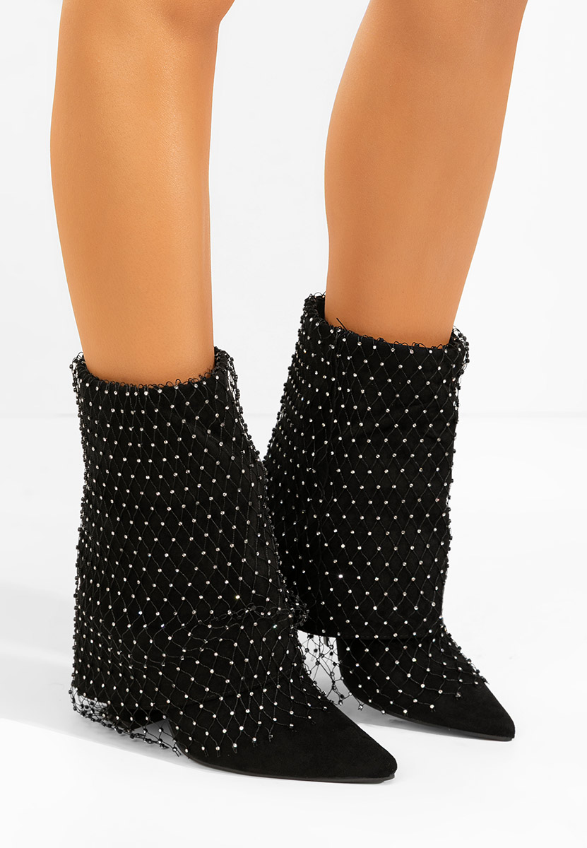 Gležnjače na block petu Almaria crno