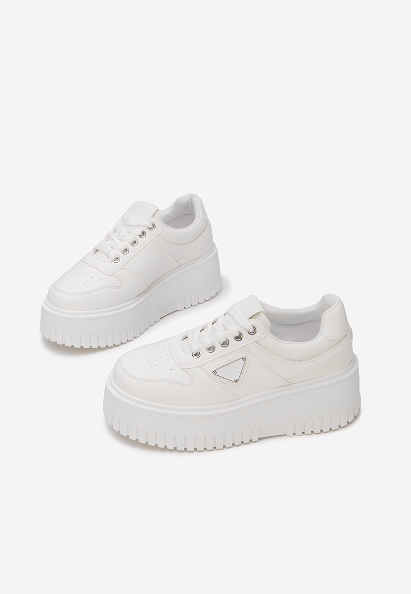 Tenisice sa platformom Madaline bijele