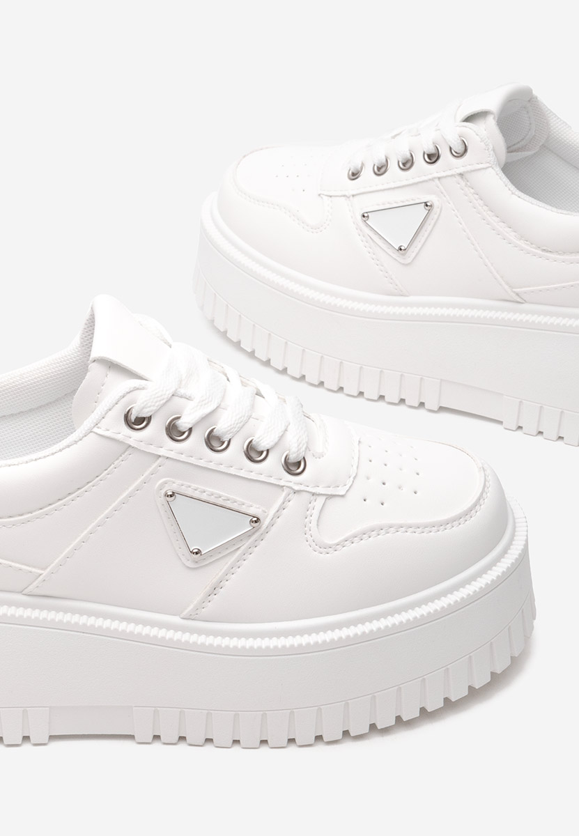 Tenisice sa platformom Madaline bijele