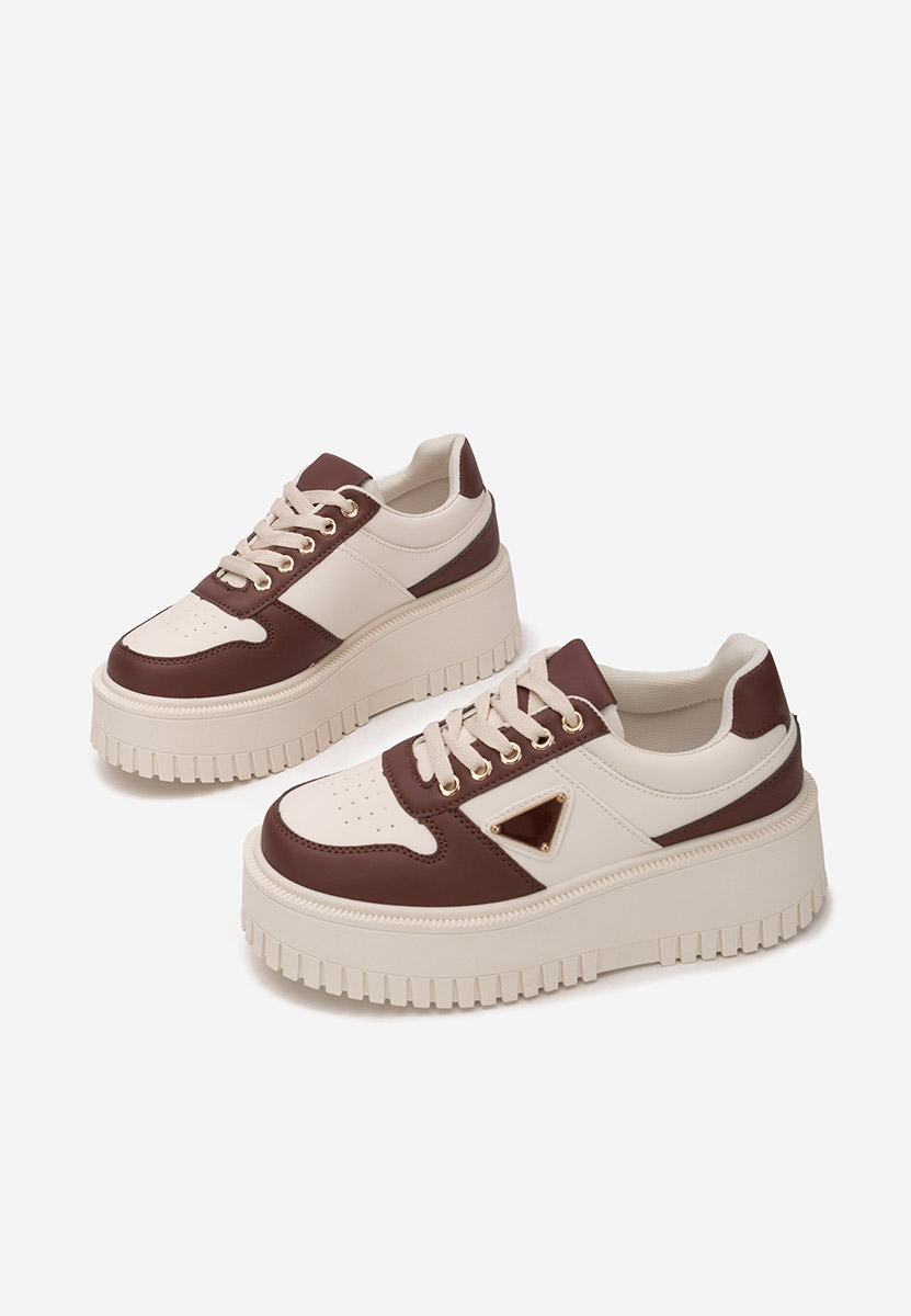 Tenisice sa platformom Madaline vinsko crvena