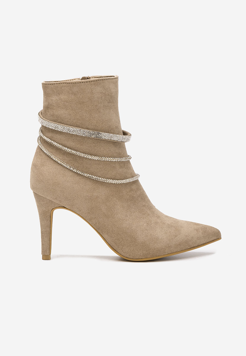 Elegantne gležnjače Lorreta kaki