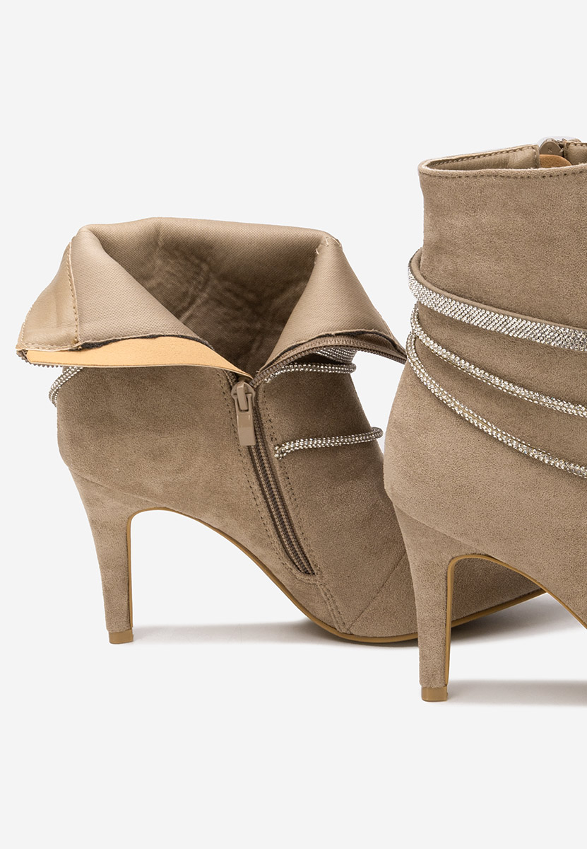 Elegantne gležnjače Lorreta kaki