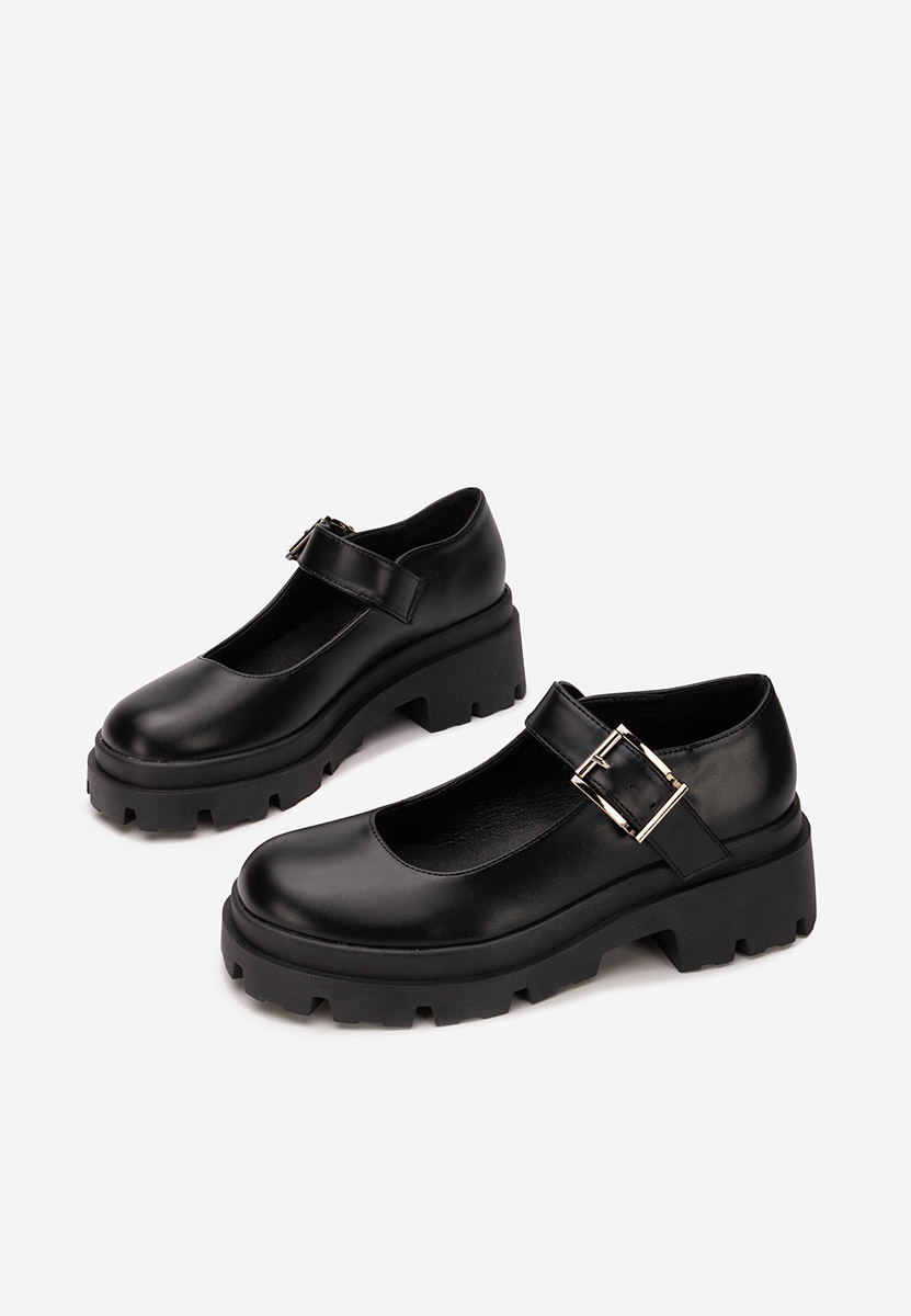 Cipele s platformom Masovia crno