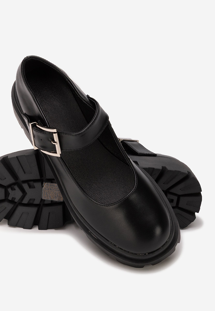 Cipele s platformom Masovia crno