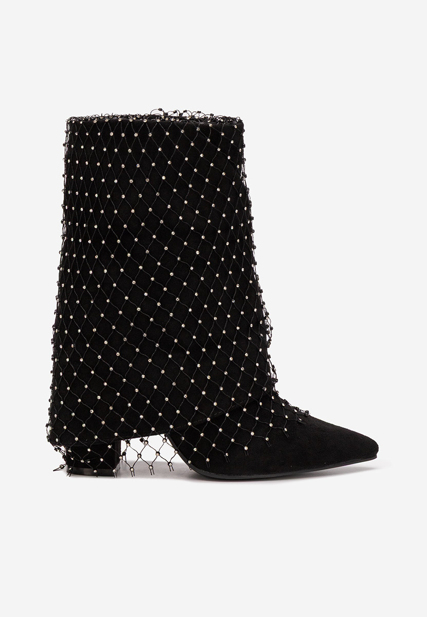 Gležnjače na block petu Almaria crno