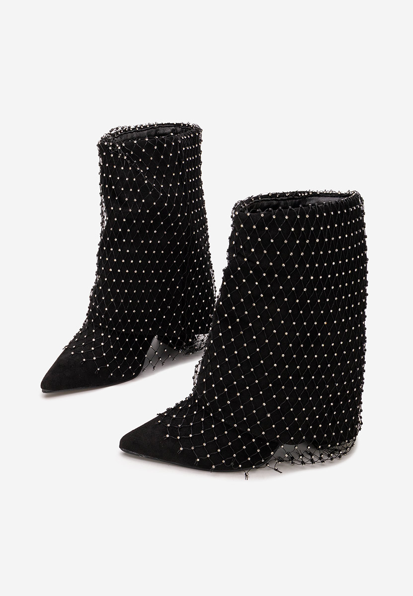 Gležnjače na block petu Almaria crno