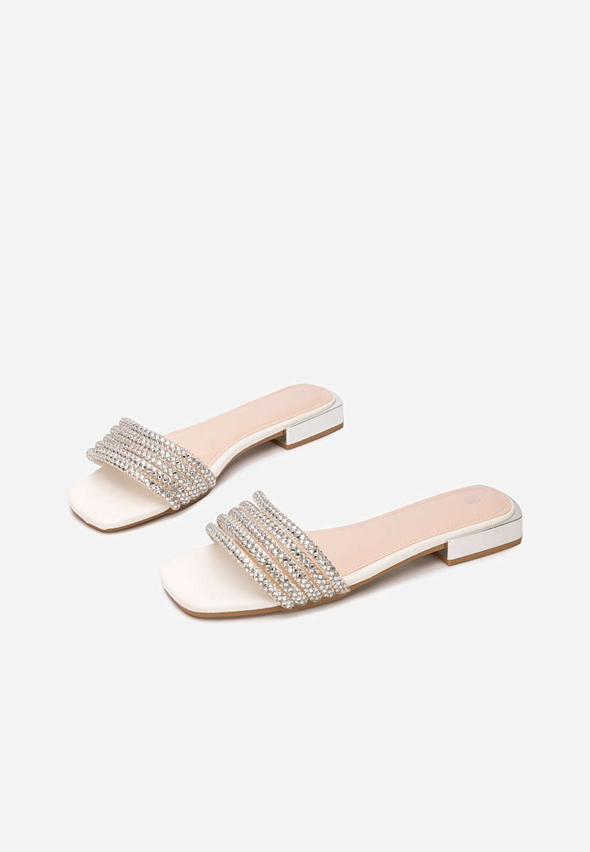 Papuče za ženske Emiko bijele