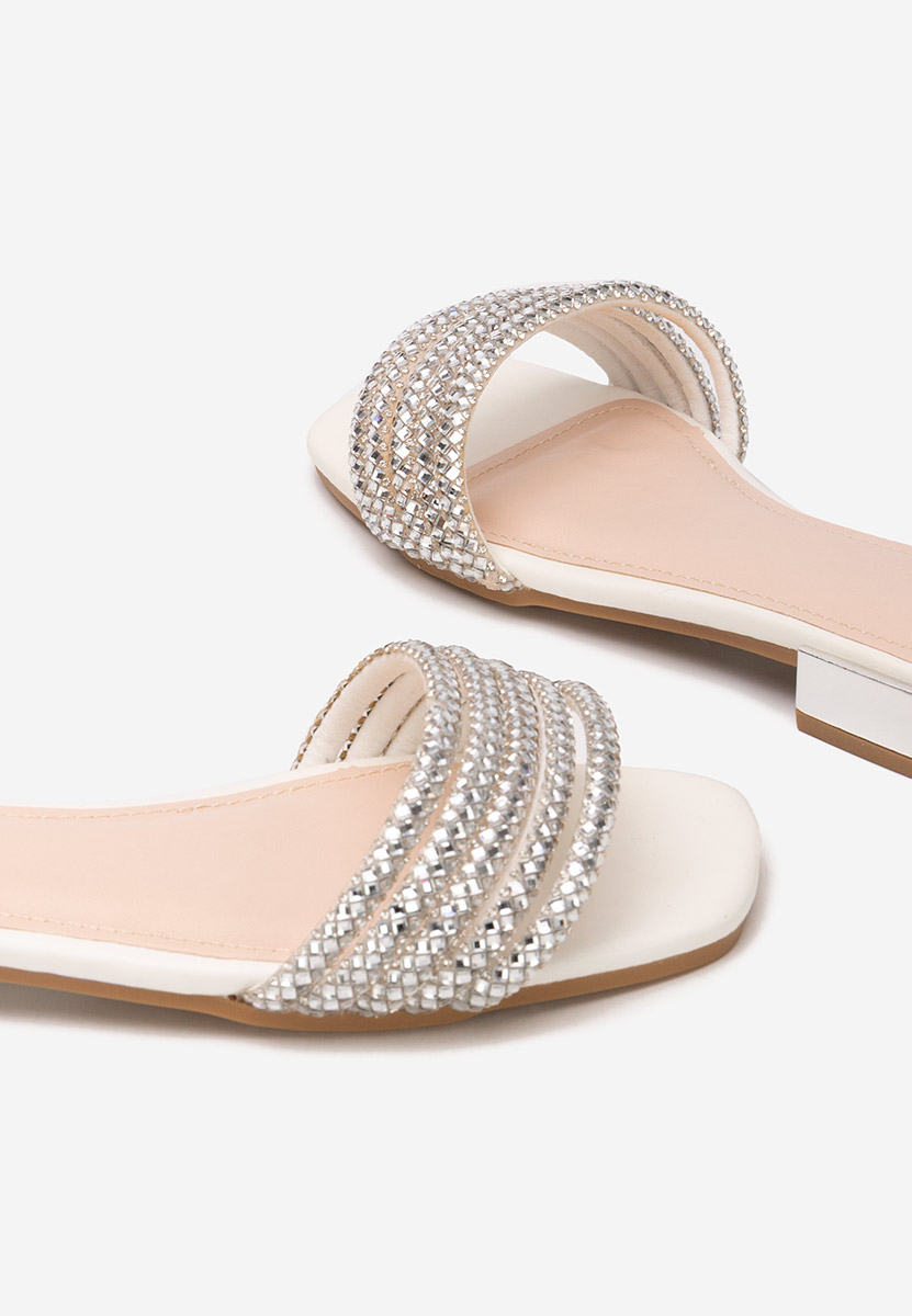 Papuče za ženske Emiko bijele