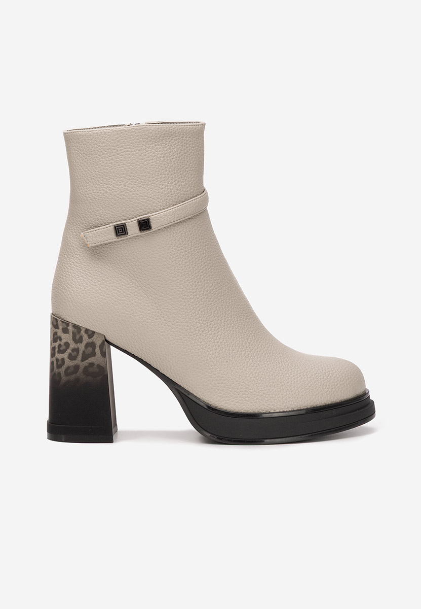 Gležnjače na block petu Rannia sivo