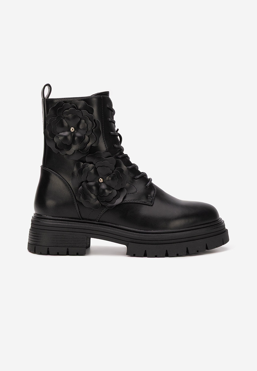 Ženske Gležnjače s platformom Penda crno