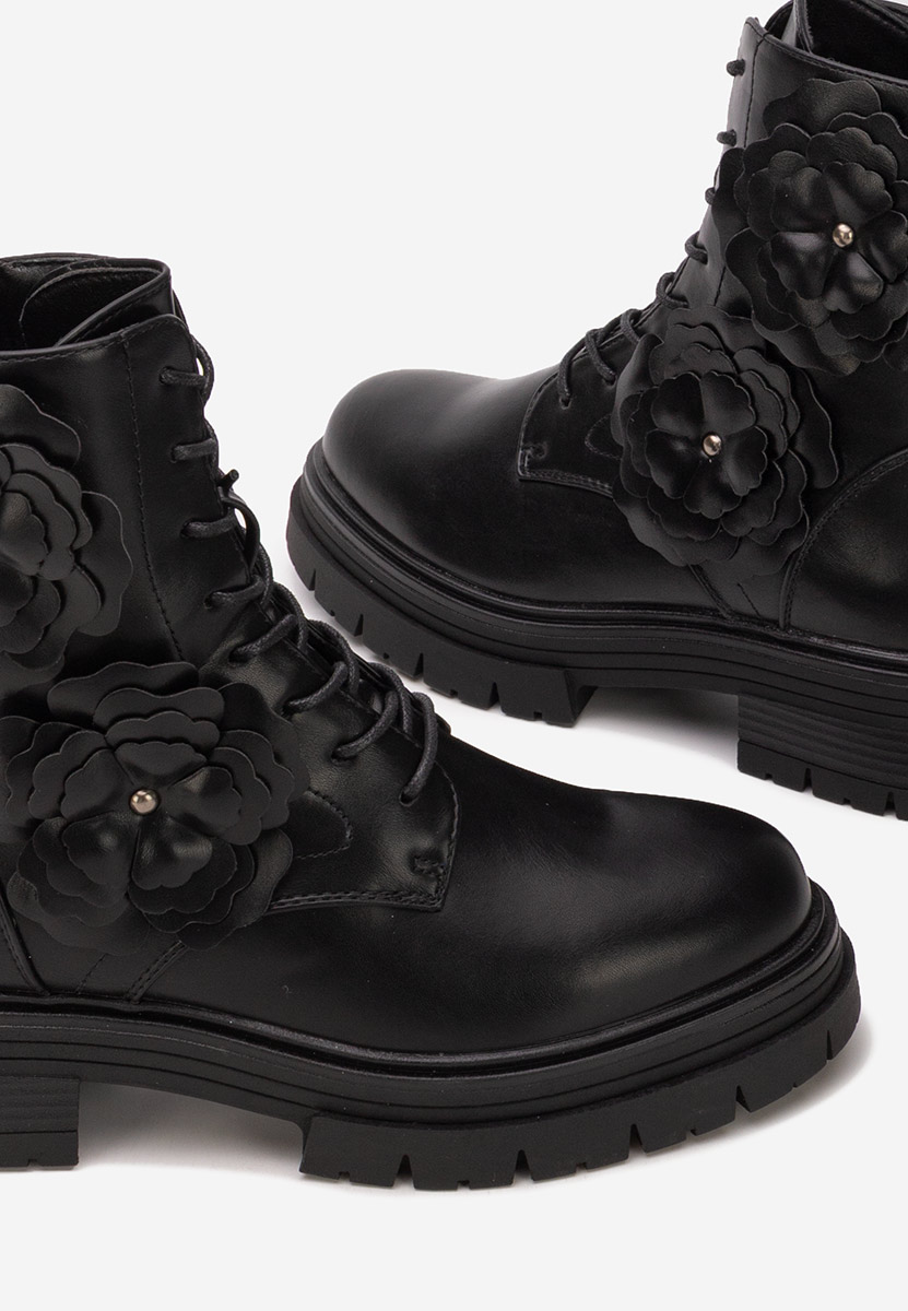 Ženske Gležnjače s platformom Penda crno