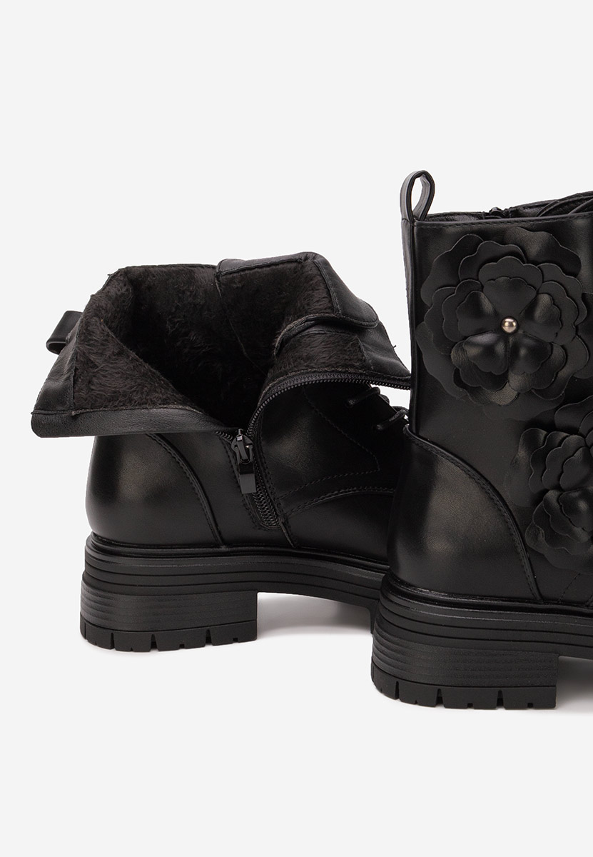 Ženske Gležnjače s platformom Penda crno