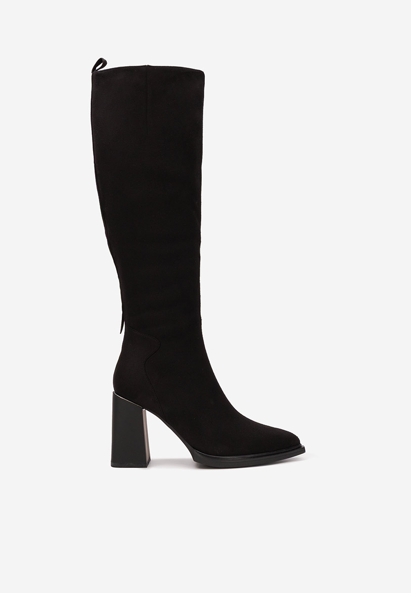 Čizmice na blok petu Ricardia V3 crno