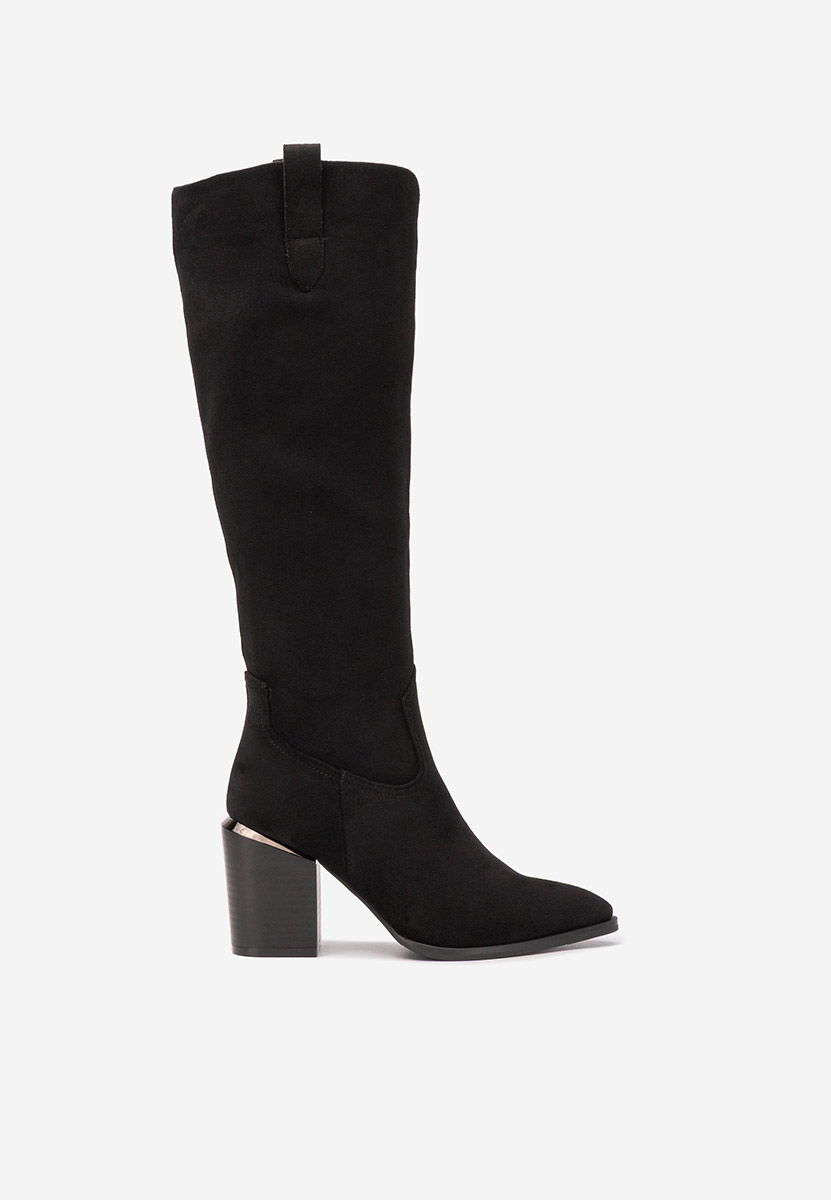 Čizmice na blok petu Jasaria crno