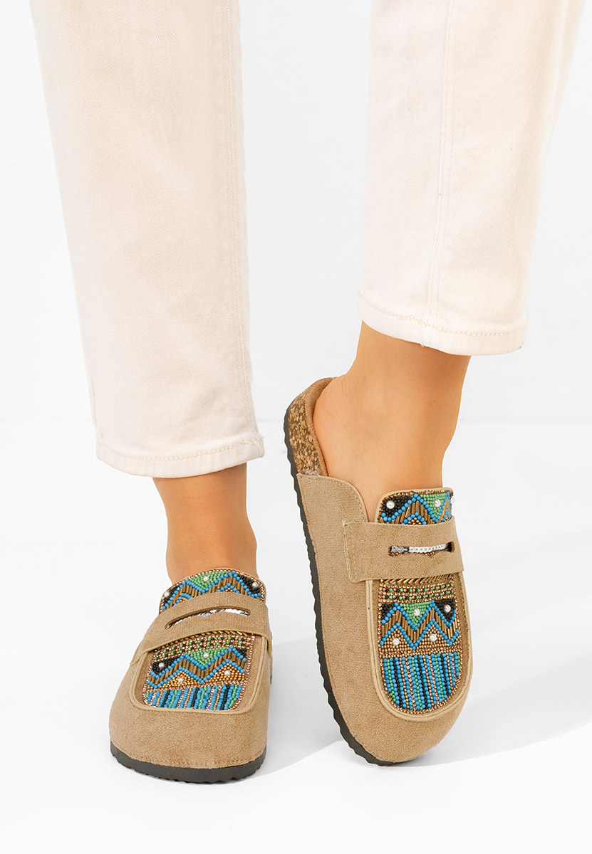 Ženske klompa Jovana kaki