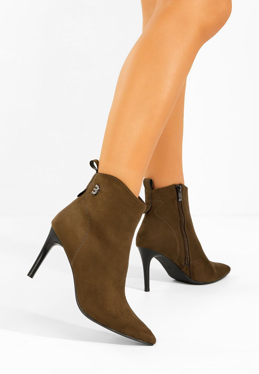 Štikle gležnjače Vanessia braon